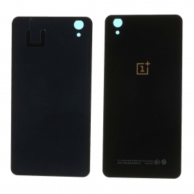 OnePlus X back / rear cover (black) (used grade B, original)