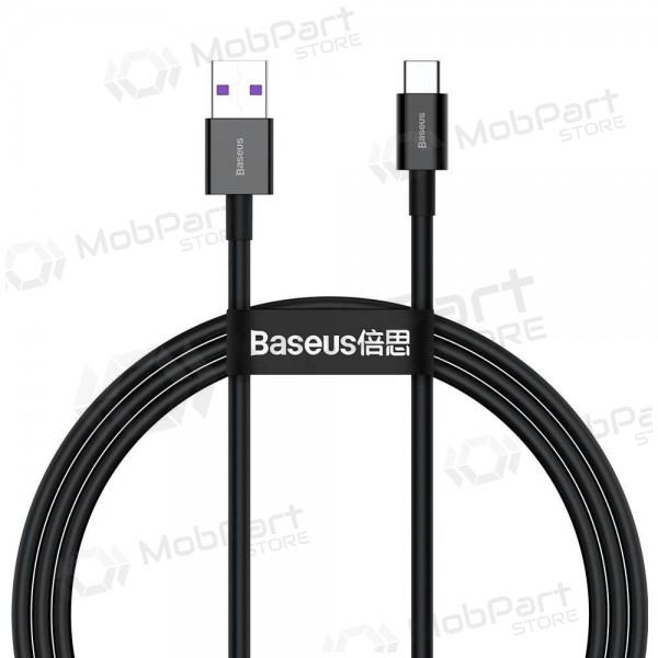 USB cable Baseus Superior iš USB į Type-C 66W 2.0m black CATYS-A01