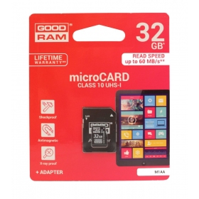 Memory card GOODRAM MicroSD 32GB (class 10) + SD adapter