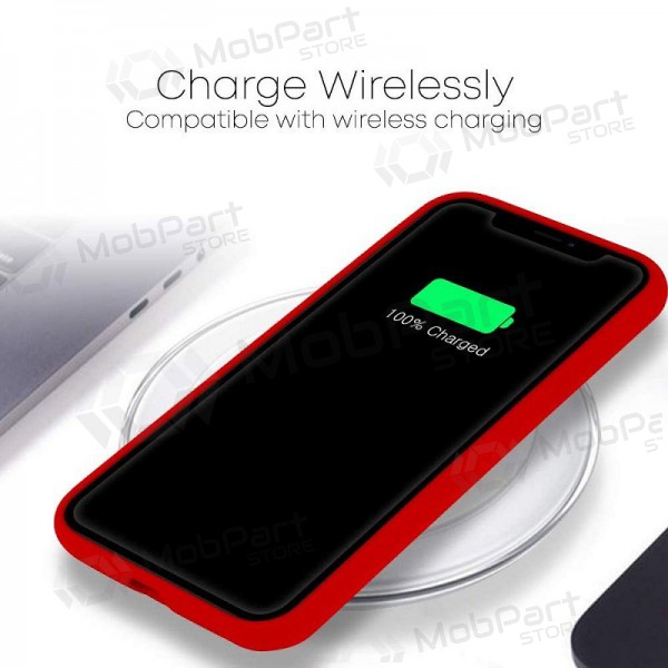 Samsung A225 Galaxy A22 4G case Mercury Goospery "Silicone Case" (red) Samsung A225 Galaxy A22 4G case Mercury Goospery "Silicone Case" (red)