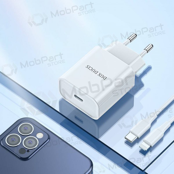 Charger Dux Ducis C50 PD 20W Quick Charge (white)