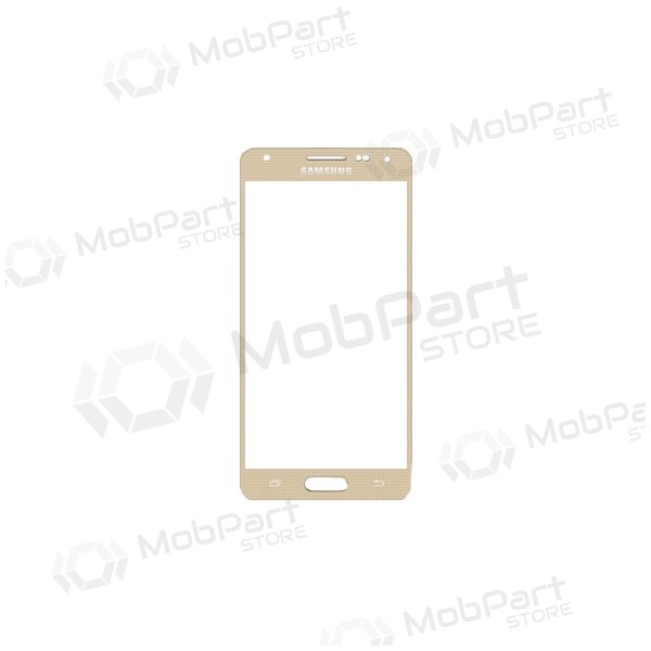 Samsung G850F Galaxy Alpha Screen glass (gold) (for screen refurbishing)