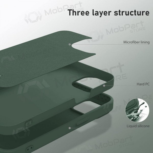 Apple iPhone 14 Pro Max case „Nillkin Silicone“ (dark green) Apple iPhone 14 Pro Max case „Nillkin Silicone“ (dark green)