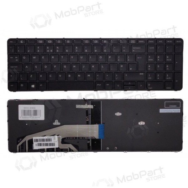 HP Probook 650 G2 / G3, 655 G2 / G3 keyboard (with lighting) HP Probook 650 G2 / G3, 655 G2 / G3 keyboard (with lighting)