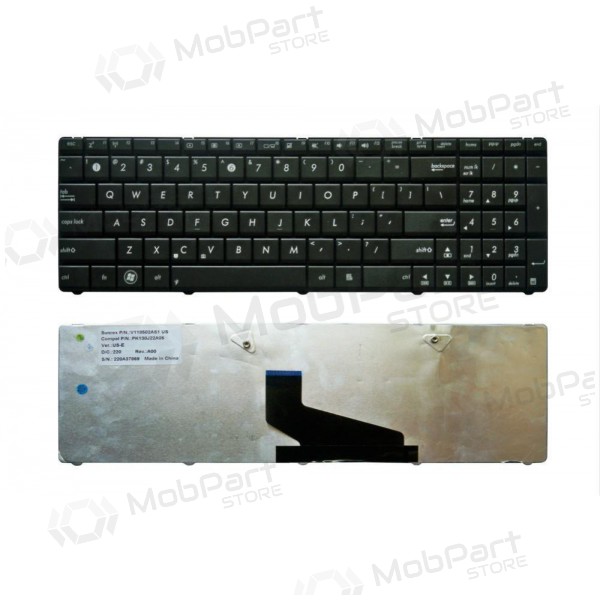 ASUS: K53U, K53B, K53T, K53, K53E keyboard