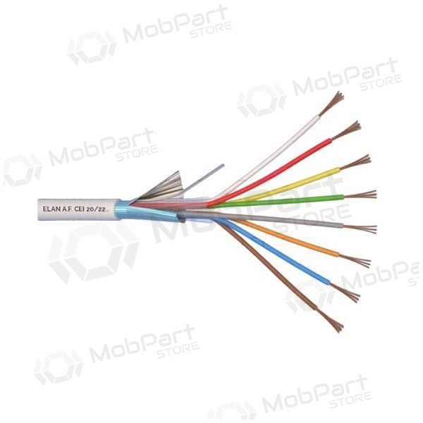 ELAN Tinned screened Cable 8x0.22