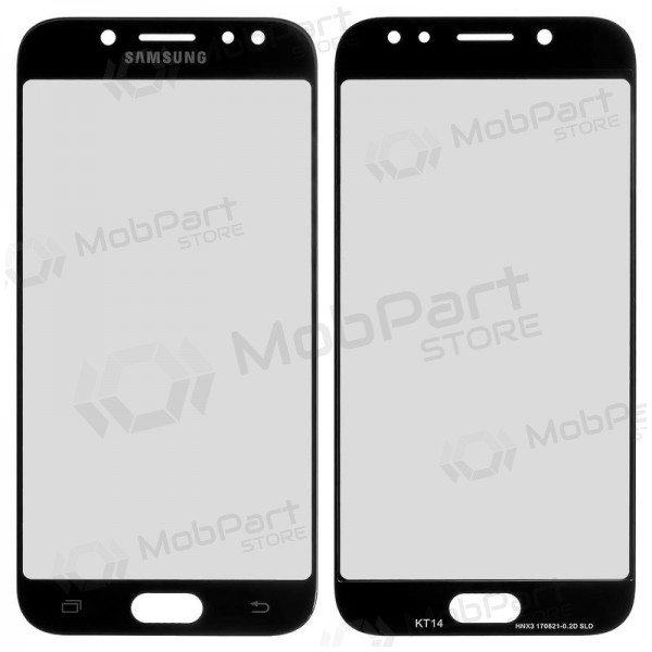 Samsung J530F Galaxy J5 (2017) Screen glass (black) (for screen refurbishing)