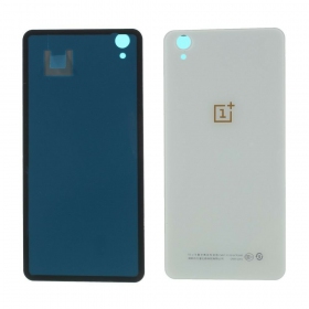 OnePlus X back / rear cover (white) (used grade B, original)