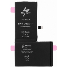 Apple iPhone X battery, accumulator Di-Power 3216 mAh (increased capacity)