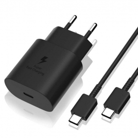 Charger original Samsung EP-TA800NB 25W + Type-C cable 25W black