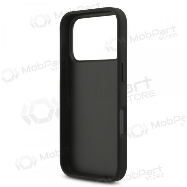 Apple iPhone 17 Pro case - Guess PU 4G Metal Logo Strap (black)