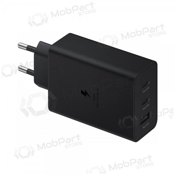 Network charger Samsung EP-T6530NBEGEU 65 W 2x USB-C + USB-A black