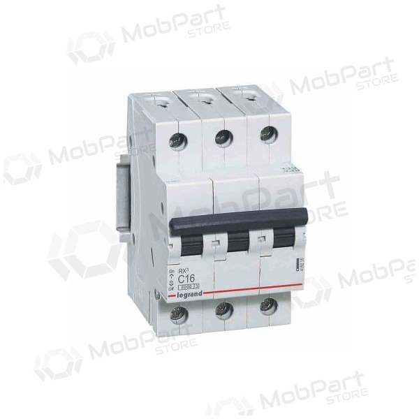 MCB RX3 Legrand 419235 (16A, 3P, 400V, 6kA)