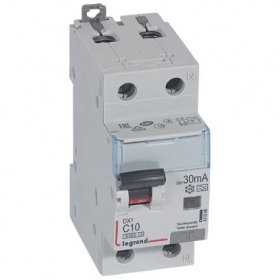 Current drain relay with automatic switch Legrand 411048 (C, 10A, 2P, 30mA, 230V)