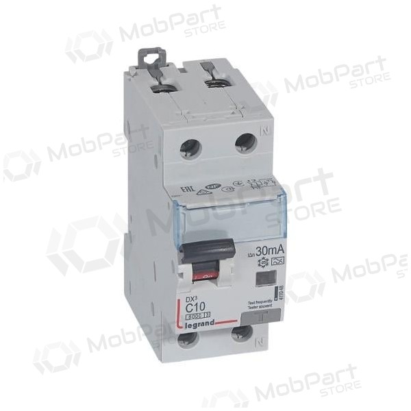 Current drain relay with automatic switch Legrand 411048 (C, 10A, 2P, 30mA, 230V)
