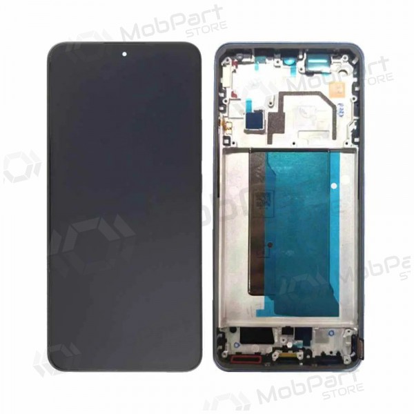 Ekranas Xiaomi 13T 5G/13T Pro 5G su lietimui jautriu stikliuku and rėmeliu Alpine Blue OLED