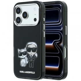 Apple iPhone 18 Pro case - Karl Lagerfeld PU Semi Wrap Smooth Sketch Bodies MagSafe
