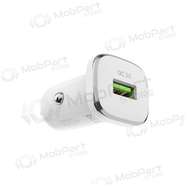 Charger automobilinis Borofone BZ12A Quick Charge 3.0 (3.0A) (white)