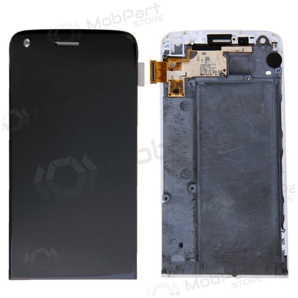 LG H850 G5 screen (with frame) (black) (service pack) (original)