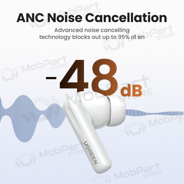Wireless headphones Ugreen WS200 HiTune T6 Active Noise-Cancelling Earbuds Wireless headphones Ugreen WS200 HiTune T6 Active Noise-Cancelling Earbuds