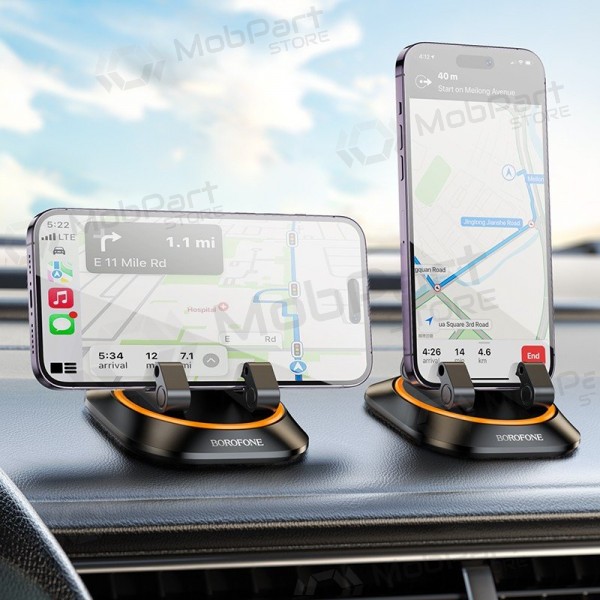 Car phone holder Borofone BH116 (dashboard) black
