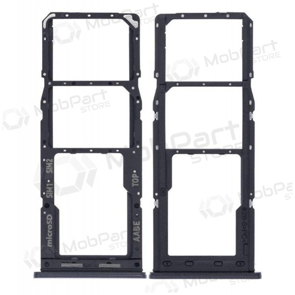 Samsung Galaxy A125 A12 / A127 A12S SIM card holder (black) (service pack) (original) Samsung Galaxy A125 A12 / A127 A12S SIM card holder (black) (service pack) (original)