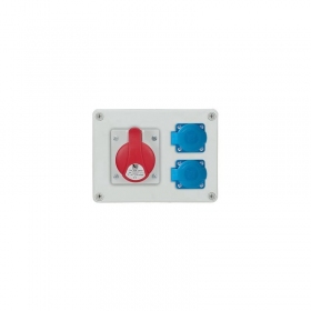 PawBol B.1602-S R-BOX plastic panel (2x250V 1x16A/5P)