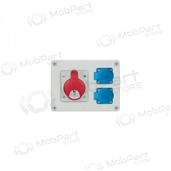 PawBol B.1602-S R-BOX plastic panel (2x250V 1x16A/5P)