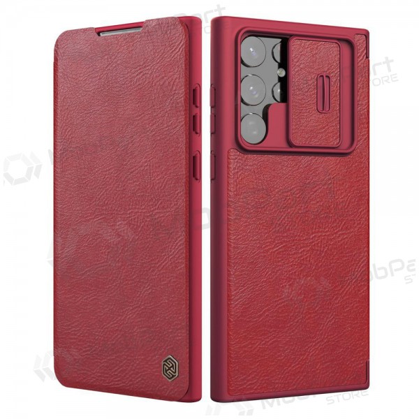 Samsung Galaxy S23 Plus case „Nillkin Leather“ (red) Samsung Galaxy S23 Plus case „Nillkin Leather“ (red)
