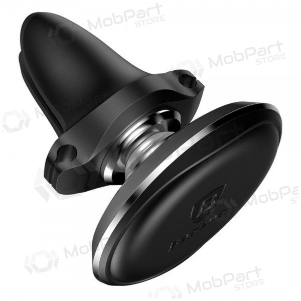 Telefono laikiklis Baseus Magnetic Air Vent With Cable Clip black SUGX020001