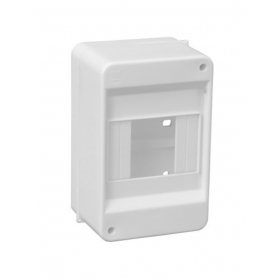 Pawbol 4 mod. panel C.2062 (without doors, with ground terminals, white)