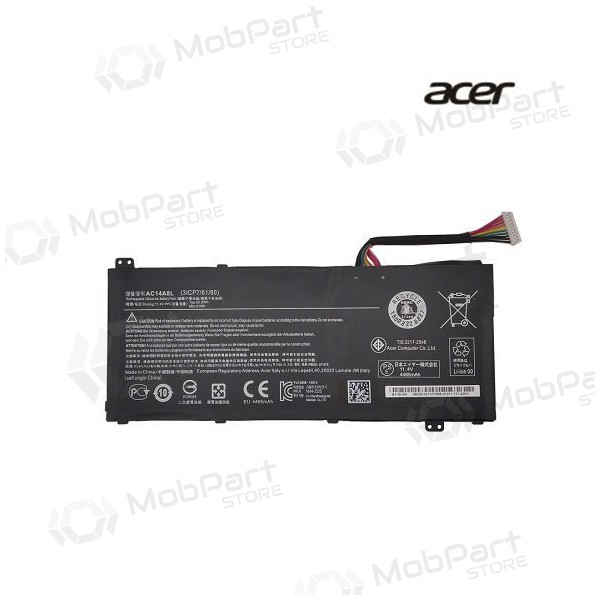 ACER AC14A8L, 4465mAh laptop battery - PREMIUM ACER AC14A8L, 4465mAh laptop battery - PREMIUM