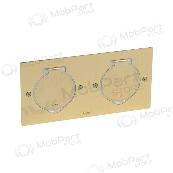 Floor box 4mod. Legrand 089712 (brushed gold)