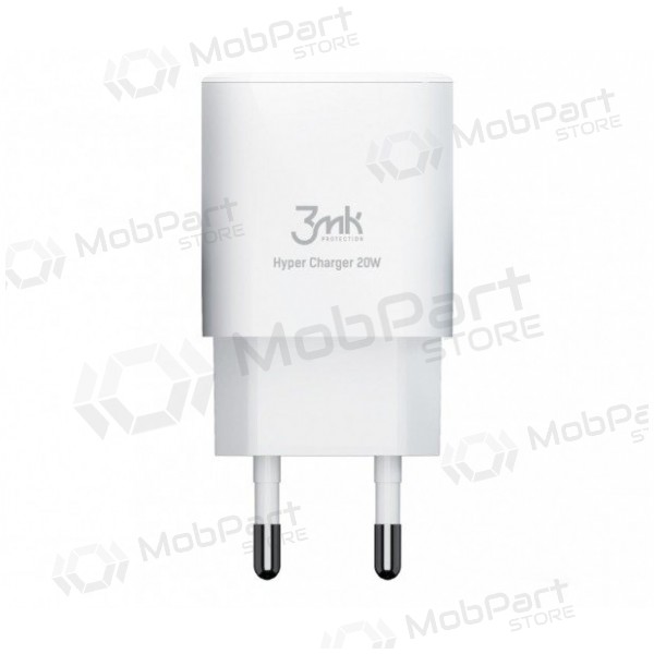 Charger 3MK HyperCharger 20W 1xUSB-C + 1xUSB-A PD/QC