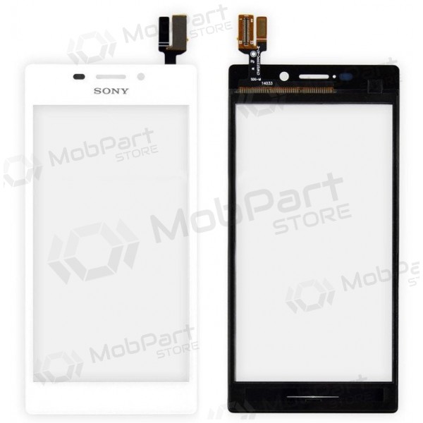Sony D2302 Xperia M2 Dual / D2303 Xperia M2 / D2305 Xperia M2 / D2306 Xperia M2 liečiamas stikliukas (white)