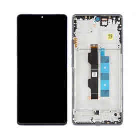 Xiaomi Redmi Note 13 Pro 4G, Poco M6 Pro 4G screen (Lavender Purple) (with frame) (original)
