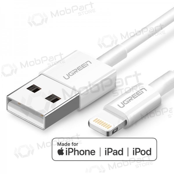 USB cable Ugreen US155 MFi USB to Lightning 2.4A 2.0m white
