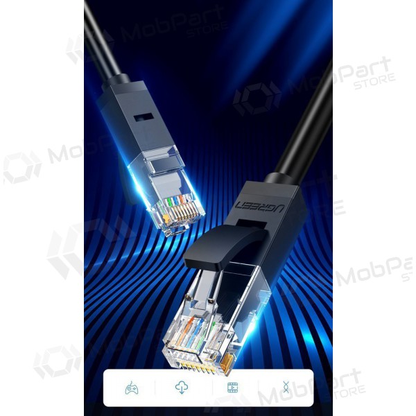 Cable Ugreen RJ45 Cat 6 UTP 1000Mbps 2.0m (black)