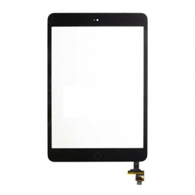 Apple iPad mini / iPad mini 2 touchscreen (su Home mygtuku and laikikliais, and IC) (black)