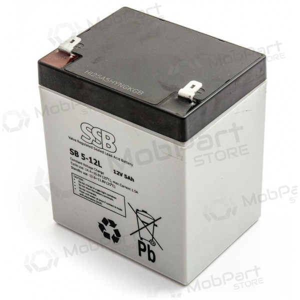 Battery (AGM) SSB SB (5Ah, 12V, F2, VRLA)