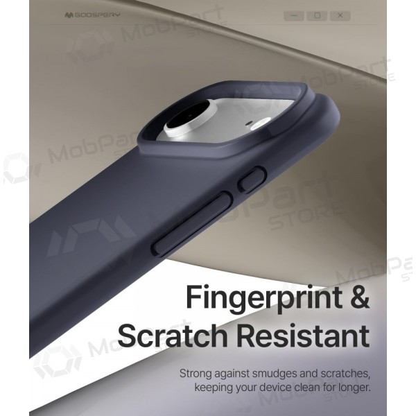 Apple iPhone Air case Mercury "Pure Magsafe Silicon Case" (dark blue)