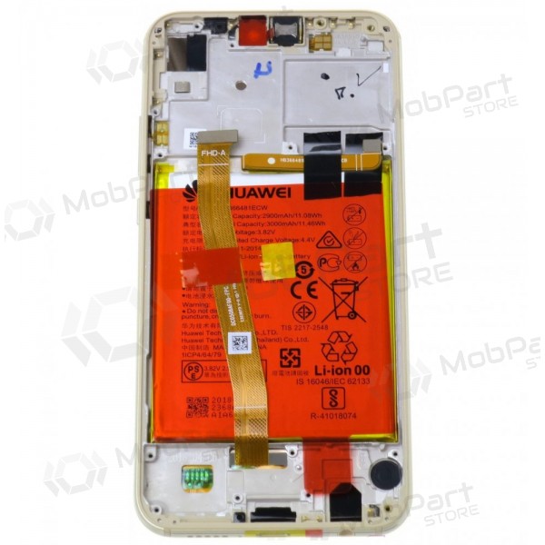 Huawei P20 Lite screen (gold) (with frame and battery) (service pack) (original) Huawei P20 Lite screen (gold) (with frame and battery) (service pack) (original)