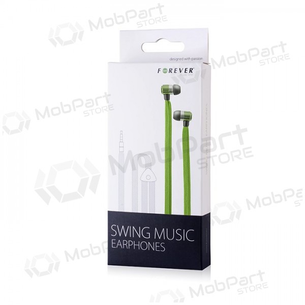 Hands-free set Forever Swing Music 3.5mm (green)