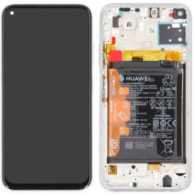 Huawei P40 Lite screen (Breathing Crystal) (with frame and battery) (service pack) (original)