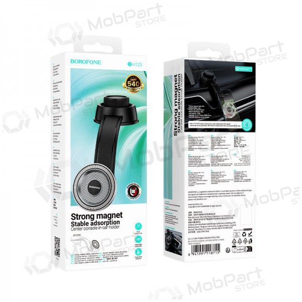 Car phone holder Borofone BH123 (dashboard) black