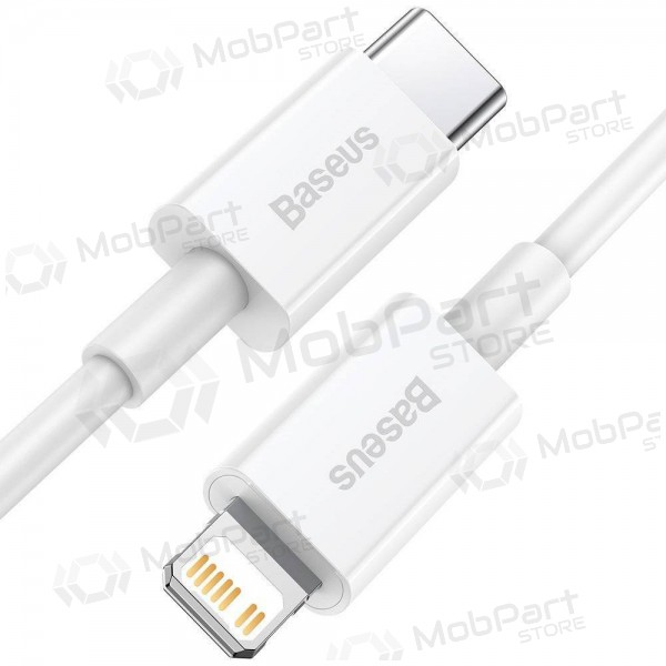 Cable Baseus Superior Type-C - Lightning PD 20W 0.25m (white) CATLYS-02