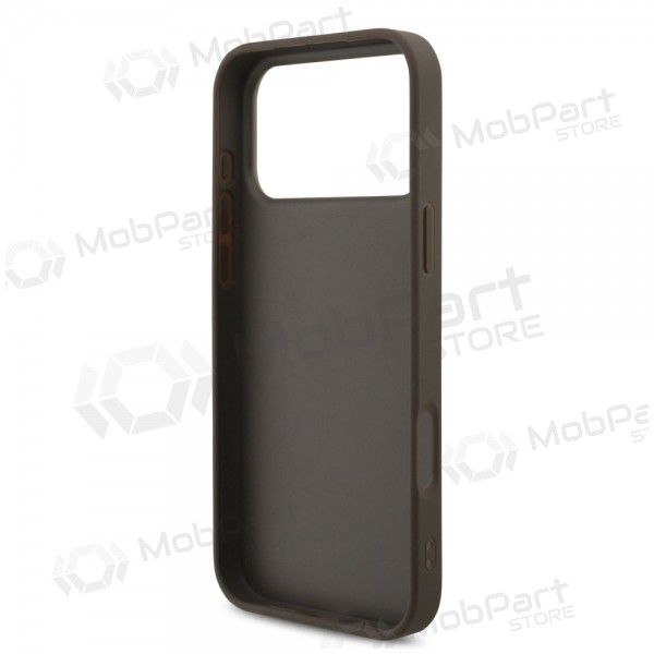 Apple iPhone 17 Pro Max case - Guess PU 4G Metal Logo (brown)