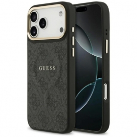 Apple iPhone 17 Pro case - Guess PU Leather 4G Gold Frame MagSafe