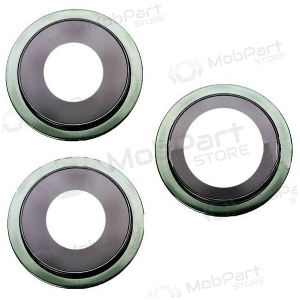 Apple iPhone 11 Pro / 11 Pro Max camera glass / lens (3pcs) (green) (with frame) Apple iPhone 11 Pro / 11 Pro Max camera glass / lens (3pcs) (green) (with frame)