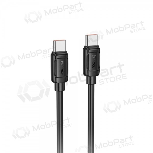 USB-C cable Hoco X115 USB-C to USB-C 1 m 240 W black
